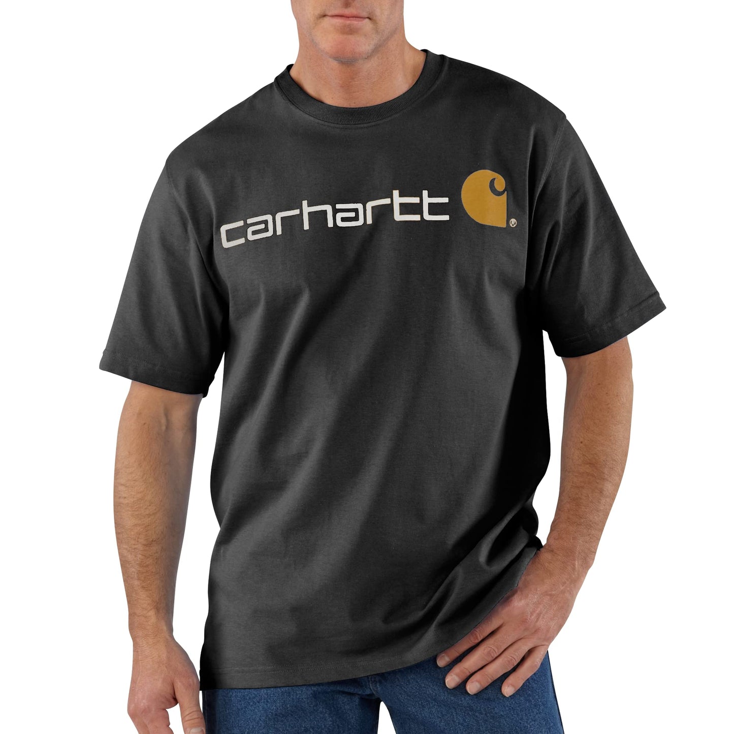Carhartt Men's K195 Short Sleeve Logo T-Shirt