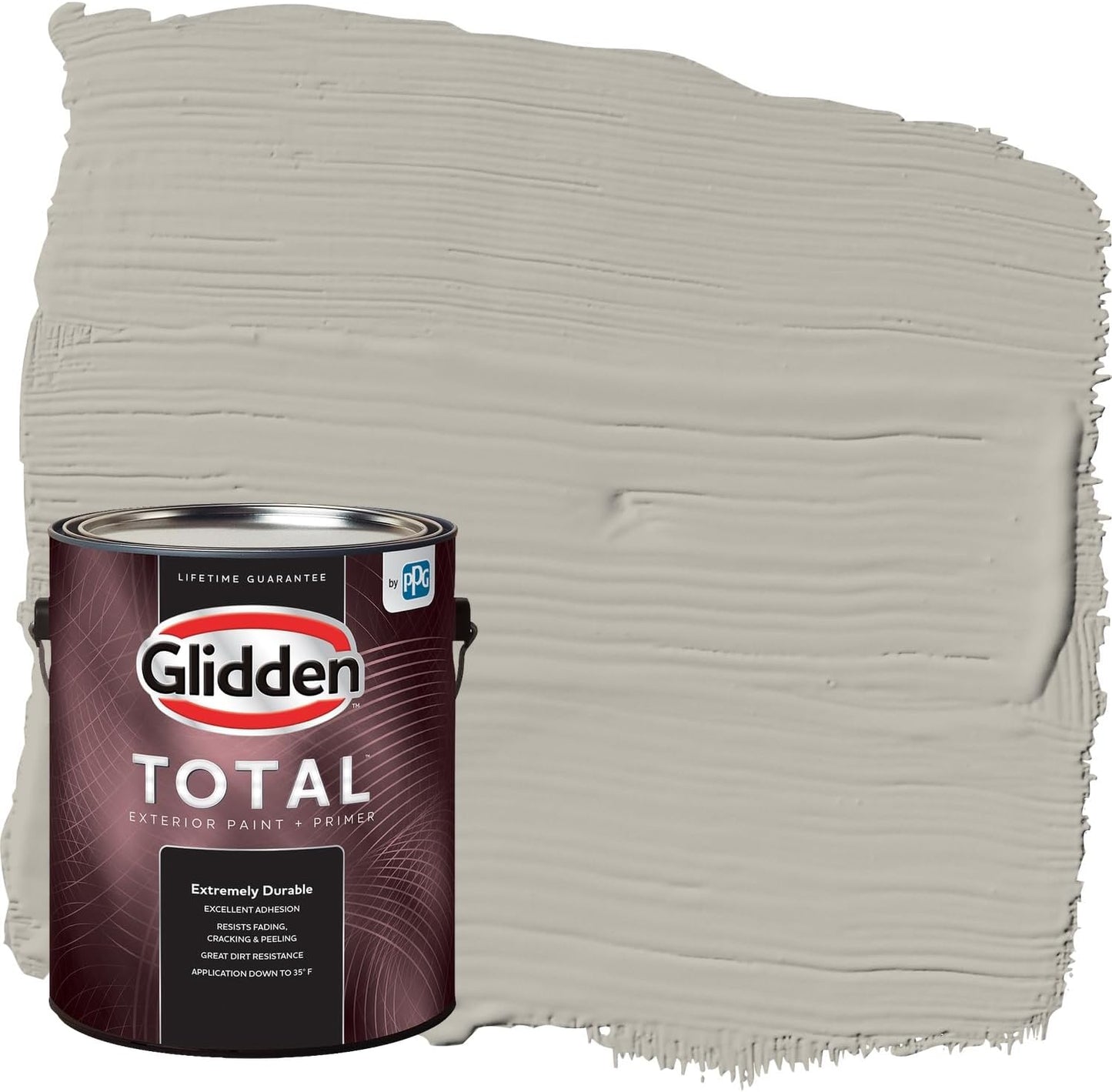 Glidden Exterior Paint + Primer: Black/Black Magic, One Coat, Satin, 1-Gallon