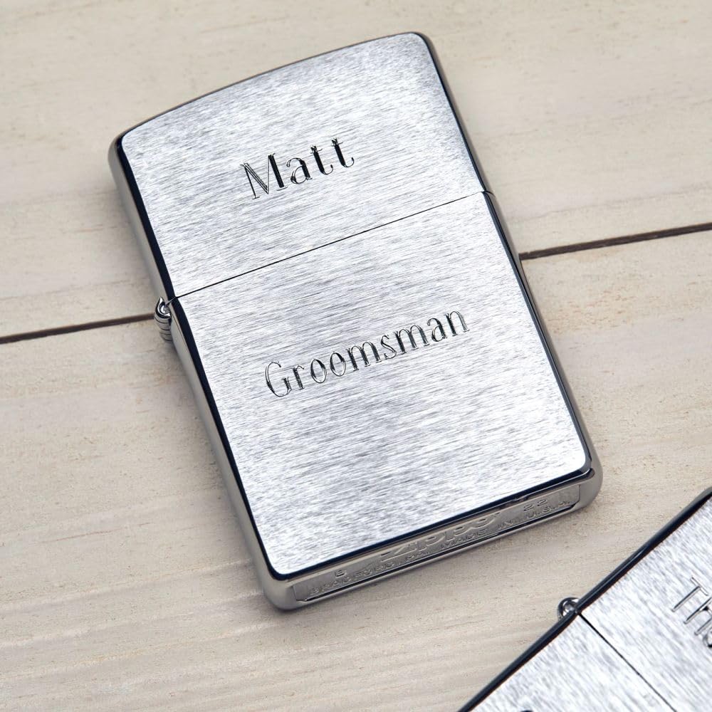 Zippo 200 Classic Brushed Chrome Pocket Lighter
