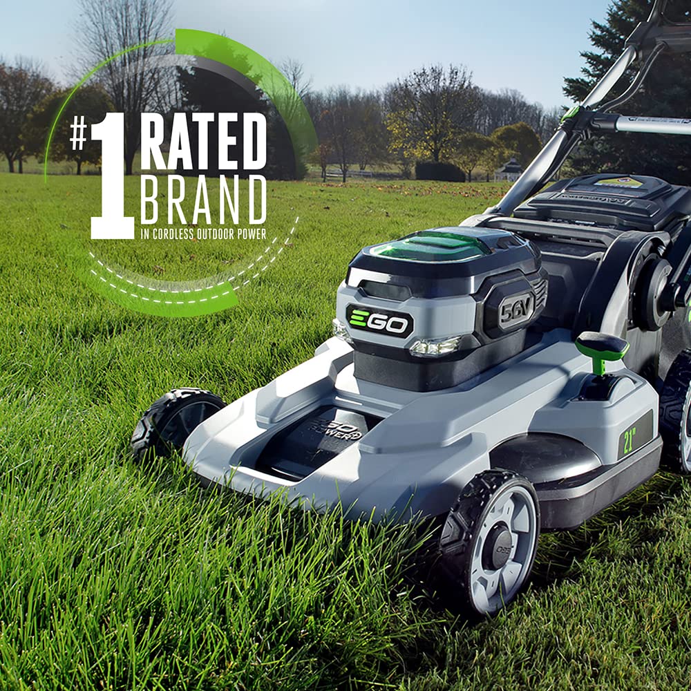 EGO POWER+ Electric Lawn Mower, Cordless, Includes 56V 6.0Ah Battery And 320W Charger - LM2114