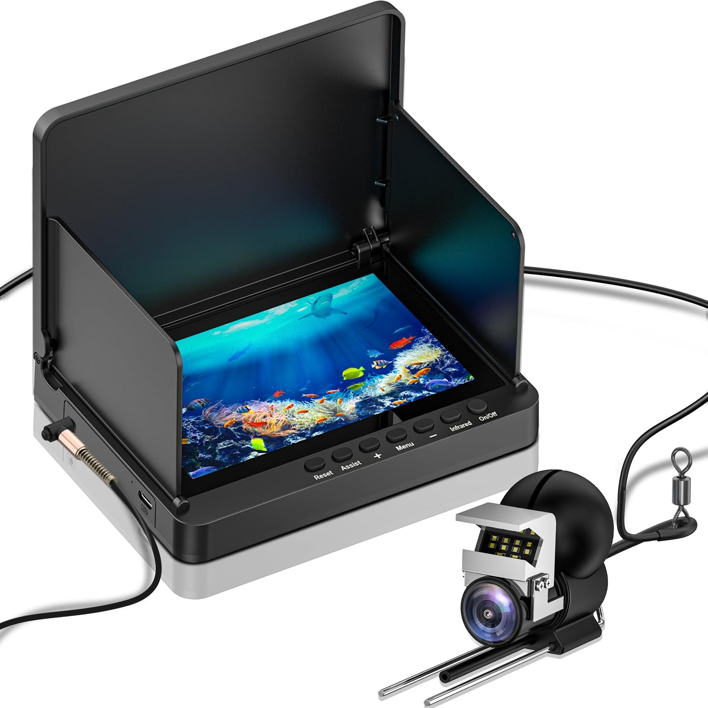 camera fishing net Underwater Fishing Camera, Fishing Camera with Infrared Night Vision L – LENONLURES.COM