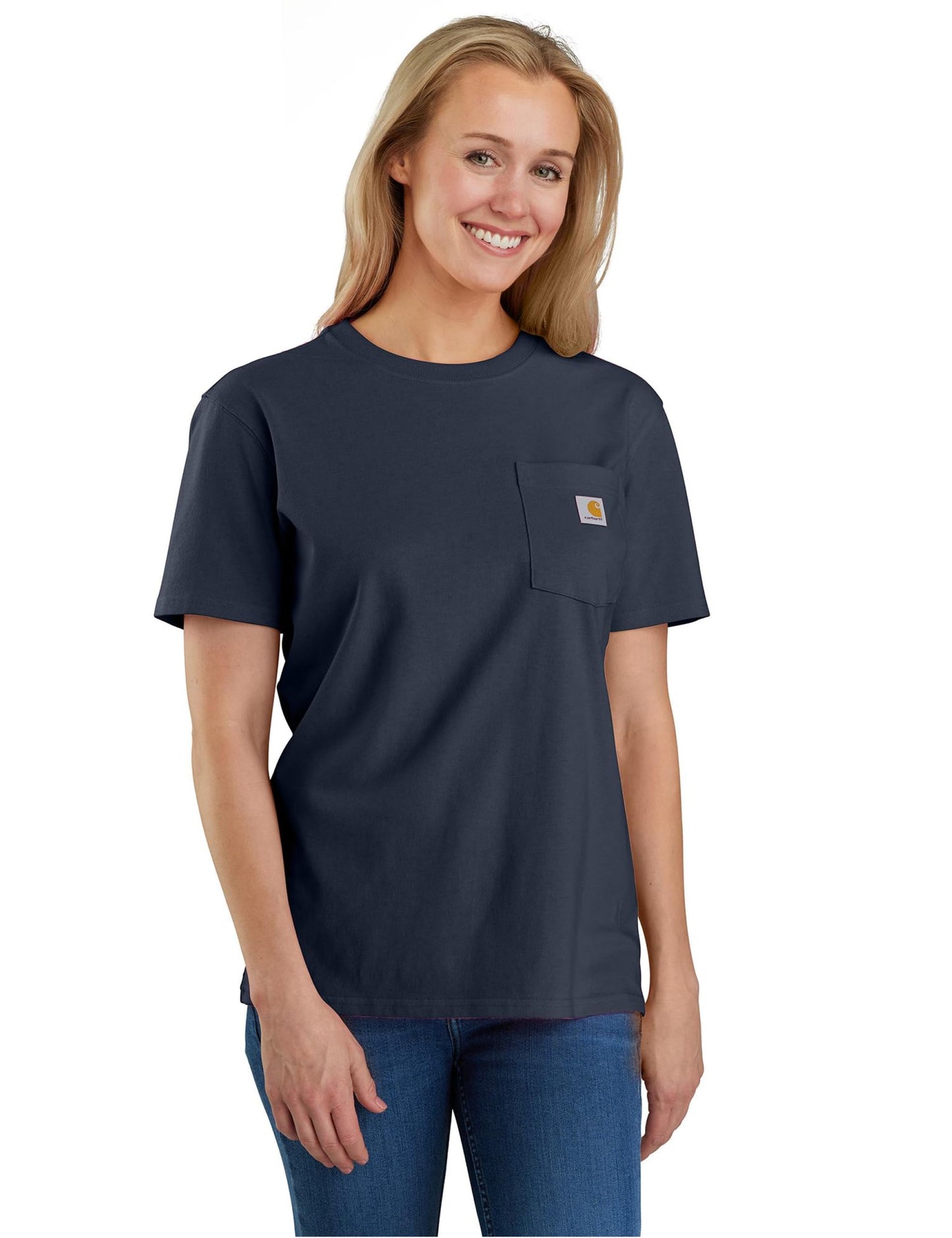 Carhartt Women's Loose Fit Heavyweight Short-Sleeve Pocket T-Shirt