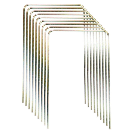 ApudArmis Deluxe Size Croquet Wickets, Set of 9 Colorful Square Arrow Wickets Replacement for 35In & 32In &28In Croquet Lawn Backyard Outdoor Game (10.6In Height & 6.7In Width)