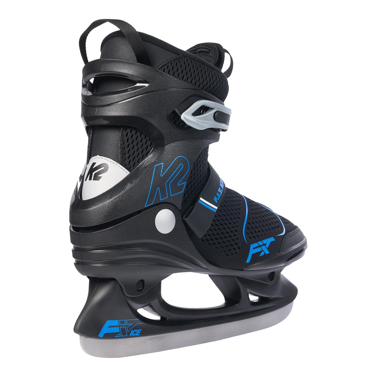 K2 F.I.T. Ice Pro Mens Ice Skates - Black/Blue / 10.5