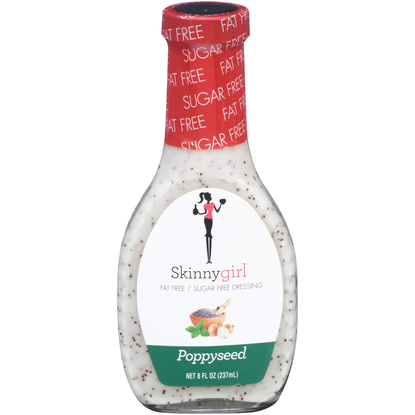 Skinnygirl Fat-Free Salad Dressing, Sugar-Free Buttermilk Ranch, 8 Ounce