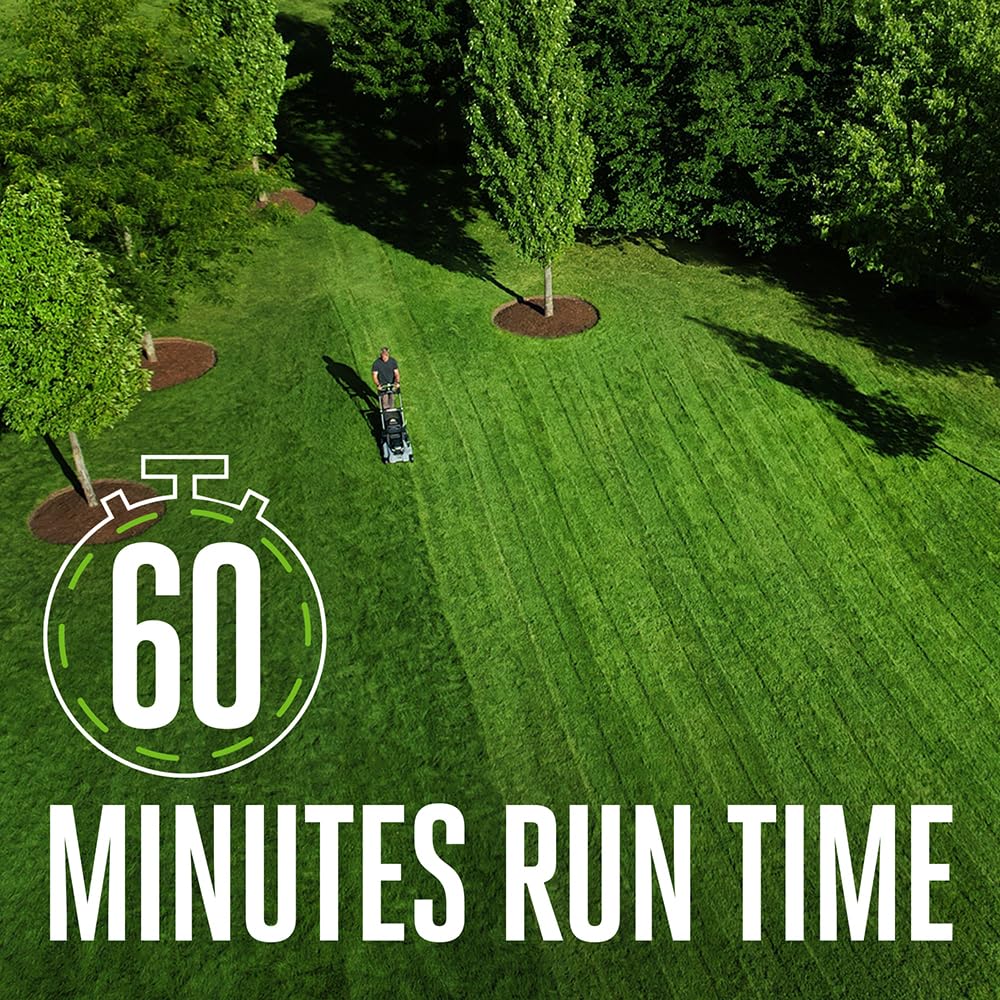 EGO POWER+ Electric Lawn Mower, Self-Propelled Cordless with Select Cut and Touch Drive, Includes 56V 7.5Ah Battery and Rapid Charger – LM2135SP