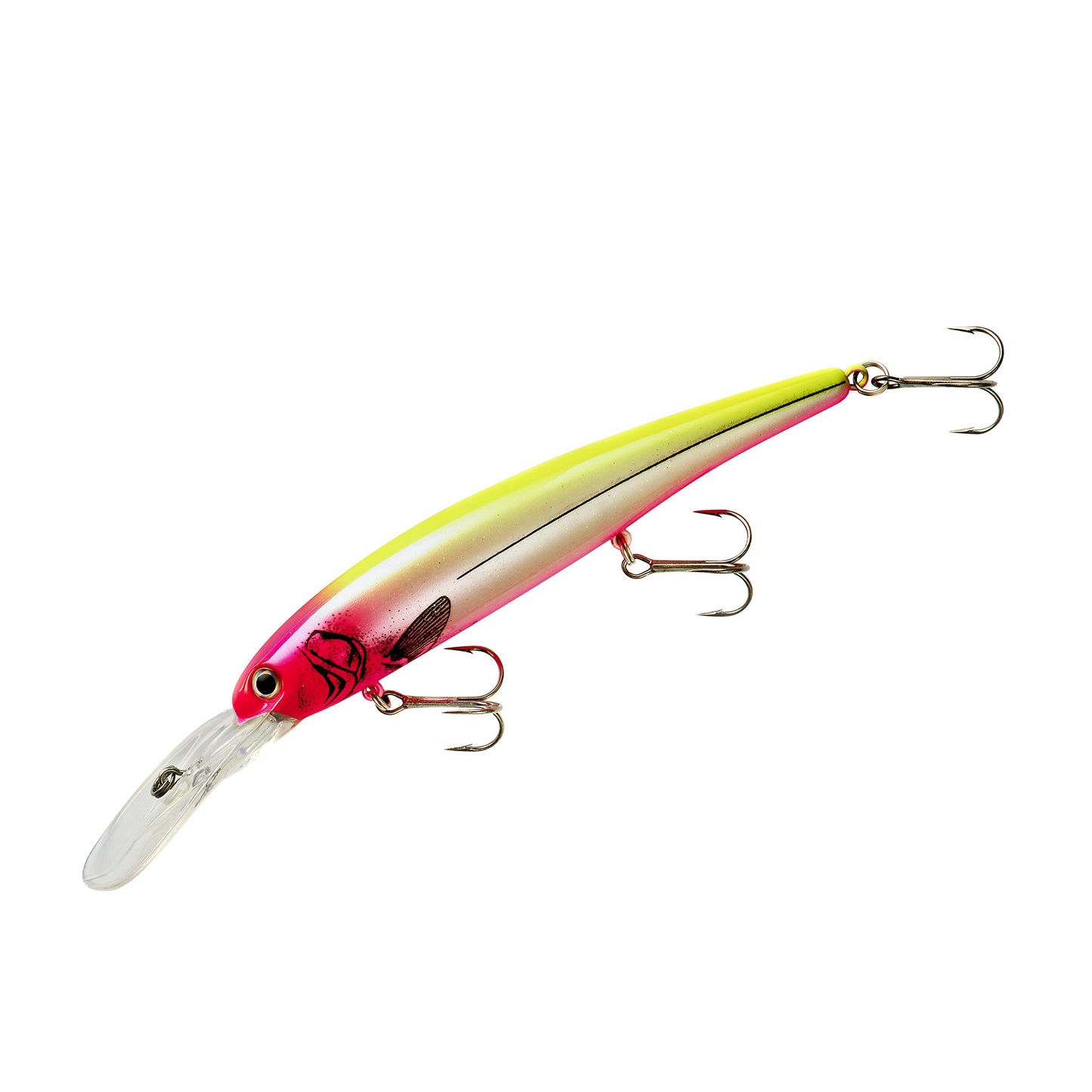 Bandit Lures 4 3/4-Inch Slender Minnow Jerkbait Trolls Up to 27 Feet Deep, Universal Color Patterns, 1 Piece