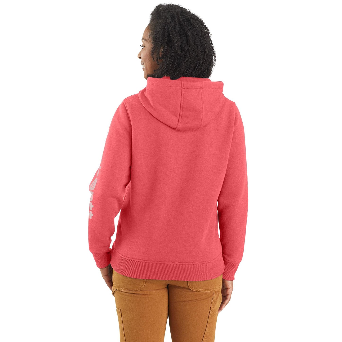 Carhartt Women's Relaxed Fit Midweight Logo Sleeve Graphic Sweatshirt