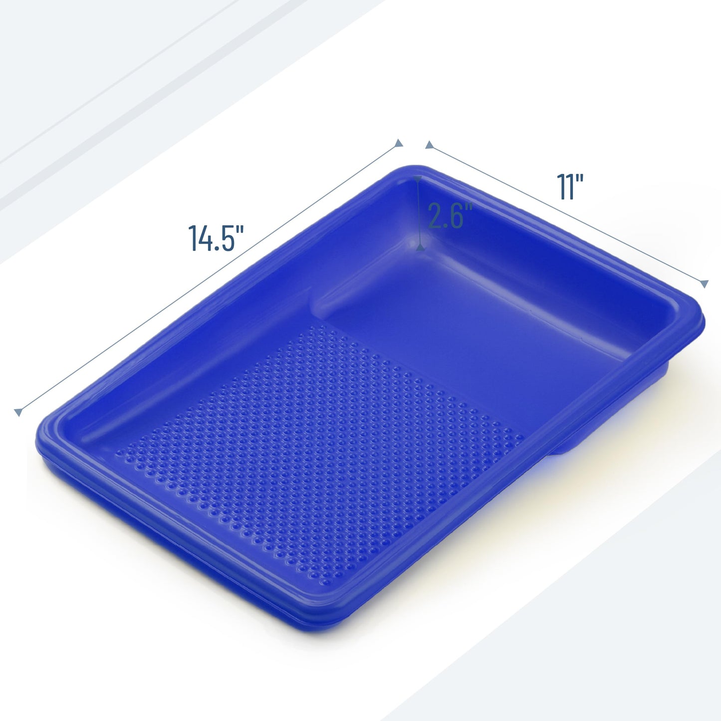 Bates- Paint Tray Liner, 9 Inch, 10 Pack, Paint Roller Tray, Disposable Plastic Paint Trays, Paint Pans Trays, Paint Supplies for House Painting, Roller Tray