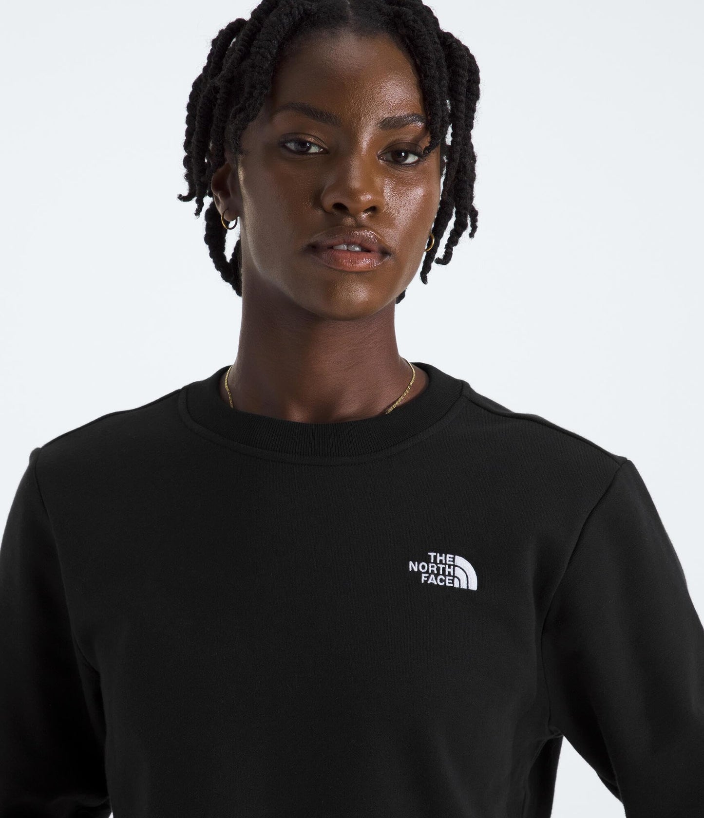 THE NORTH FACE Women's Evolution Simple Dome Crew | Ribbed Collar & Hem, Classic Logo