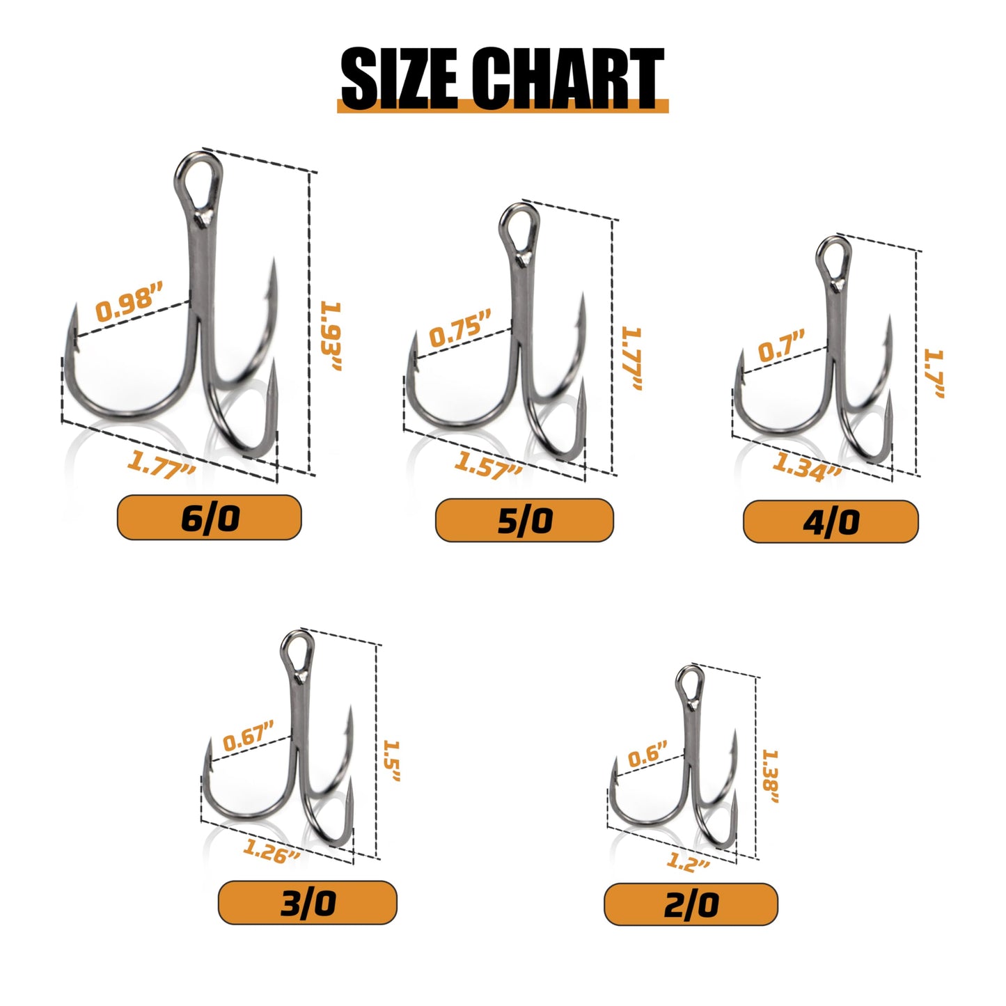 Fishing Treble Hooks High Carbon Steel Fishing Hooks Classic Round Bend Sharp Solid Triple Barbed Fish Hook Fishing Tackle
