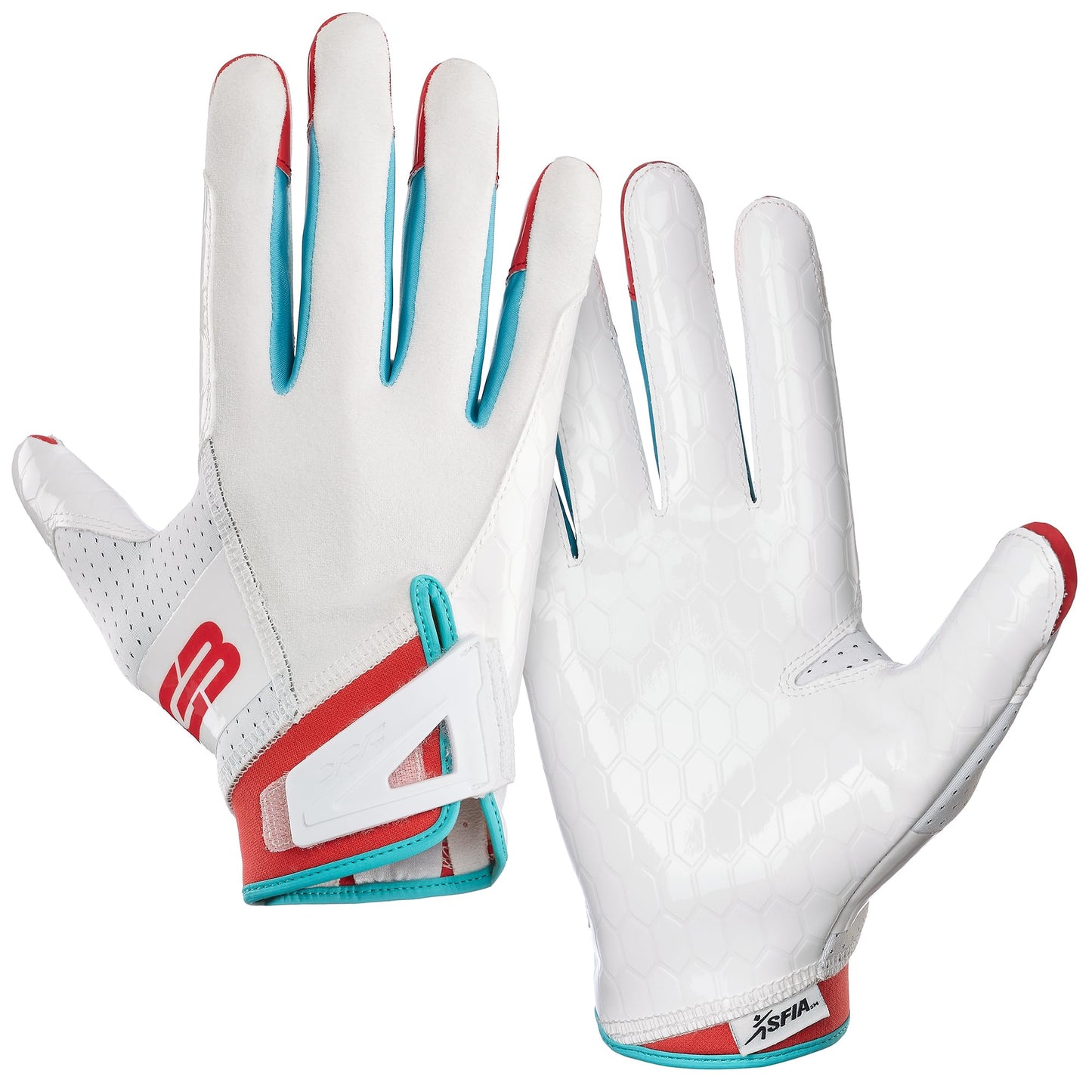 Grip Boost DNA 2.0 Football Gloves with Engineered Stick - Adult Sizes (White Grip Tok, X-Large)