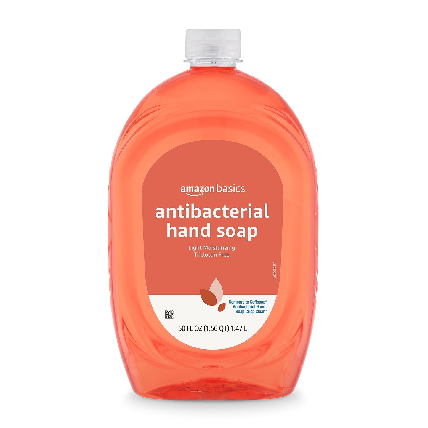 Amazon Basics Liquid Hand Soap Refill, Light Moisturizing, Triclosan-Free, Dermatologist-Tested, pH Balanced, Citrus, 50 Fl Oz (Pack of 2) (Previously Solimo)