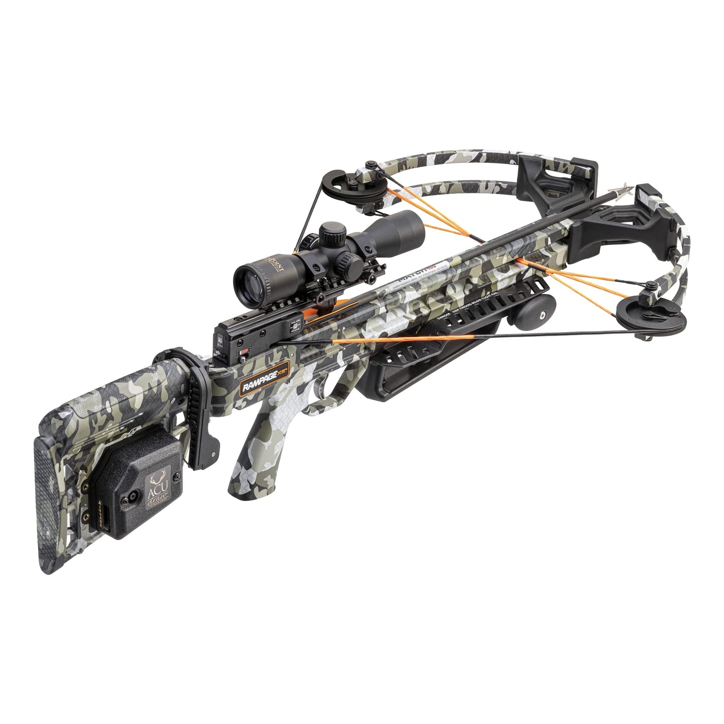 Wicked Ridge by TenPoint Rampage XS Crossbow, Peak XT - 390 FPS - The Ultimate Affordable Hunting Machine - Includes Lighted 3X Pro-View Scope