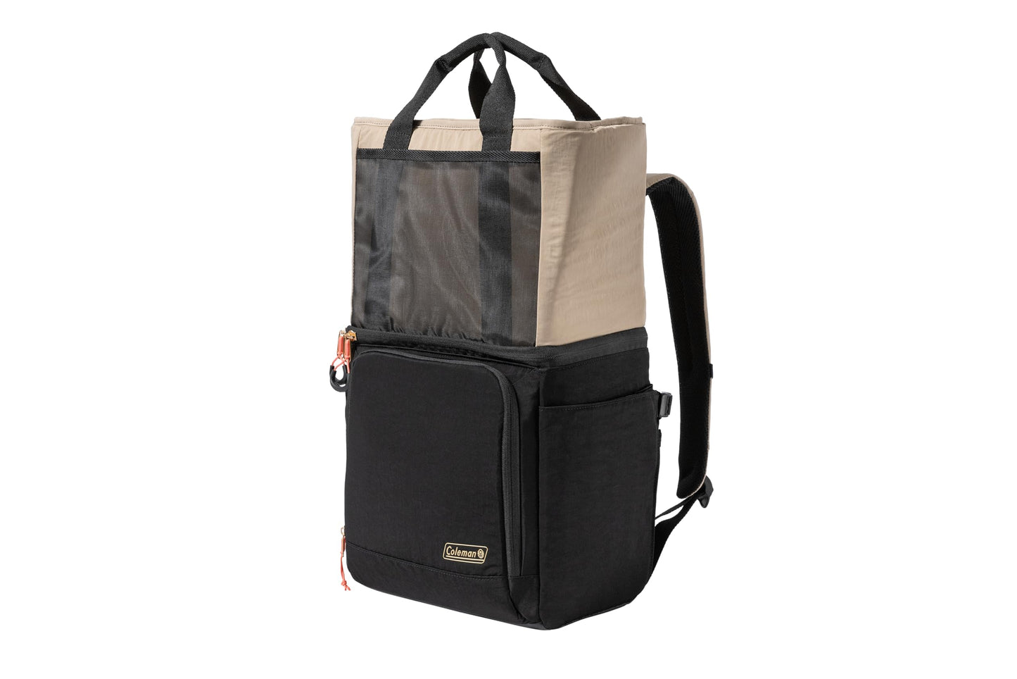 Coleman Now 20/24-Can Leak-Proof Backpack/Tote Cooler Bag Made from 100% Recycled Fabric Ideal for Moms Weekend Trips Travel Picnics Beach Outings & More