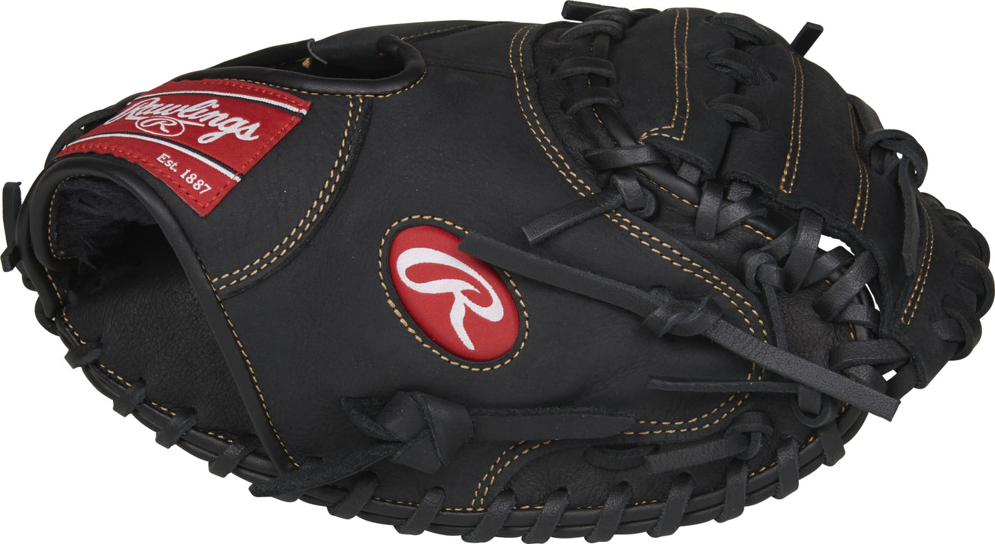 Rawlings | RENEGADE Baseball Catcher's Mitt | Right Hand Throw | 32.5" - 1-Piece Closed Web
