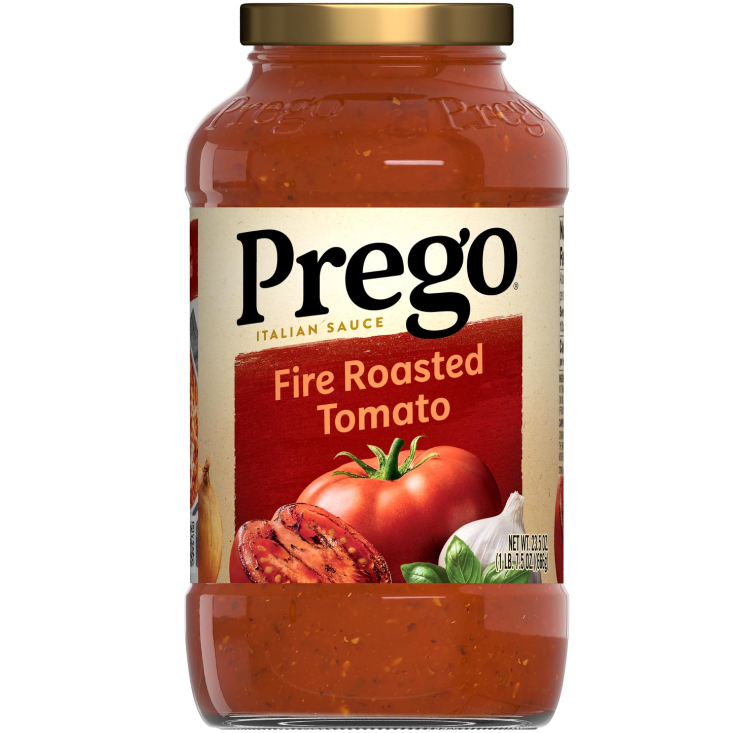 Prego Traditional No Sugar Added Pasta Sauce, 23.5 Oz Jar (Case of 6)