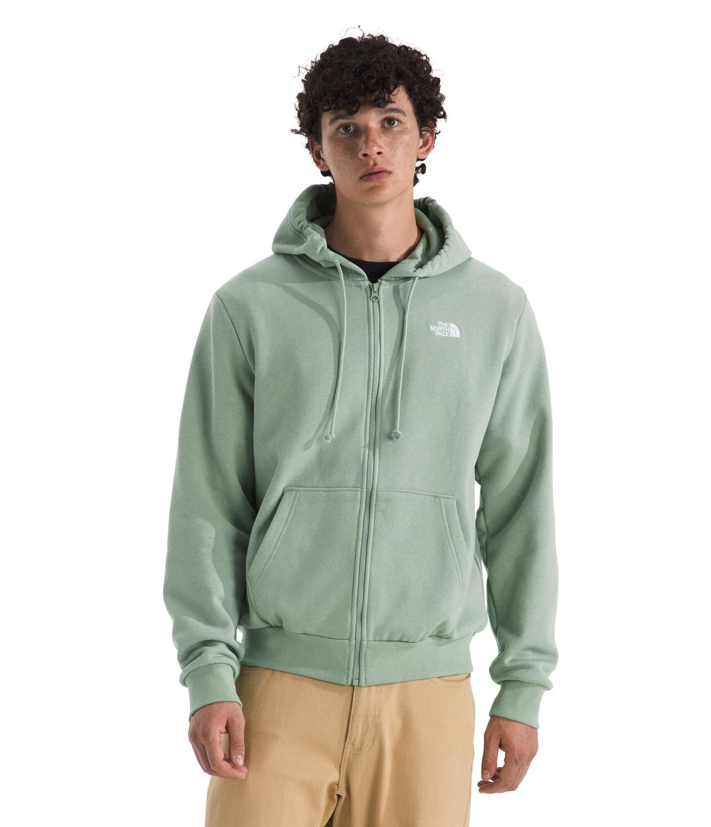 THE NORTH FACE Men's Evolution Simple Dome Full Zip Hoodie | 2 Piece Hood With Adjustable Drawcord, Classic Logo