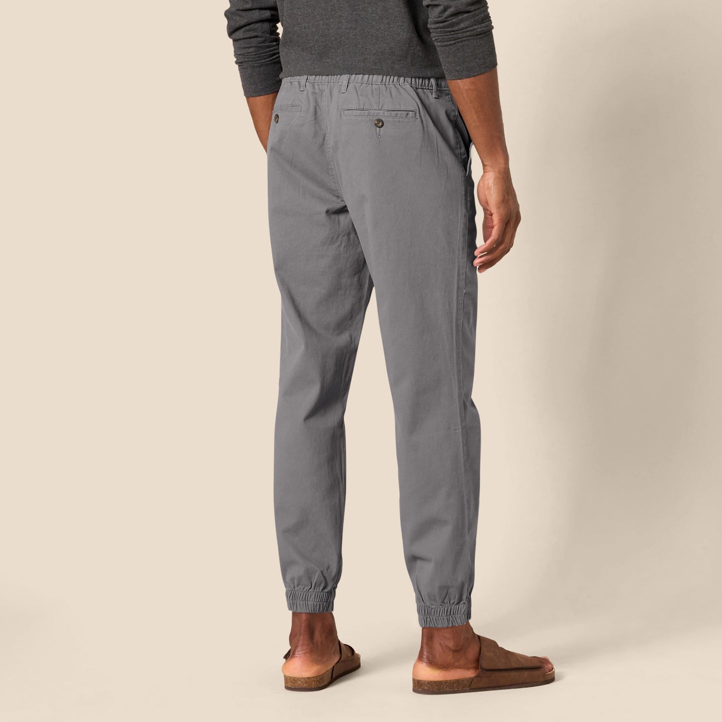 Amazon Essentials Men's Straight-Fit Washed Cotton Chino Jogger Pant
