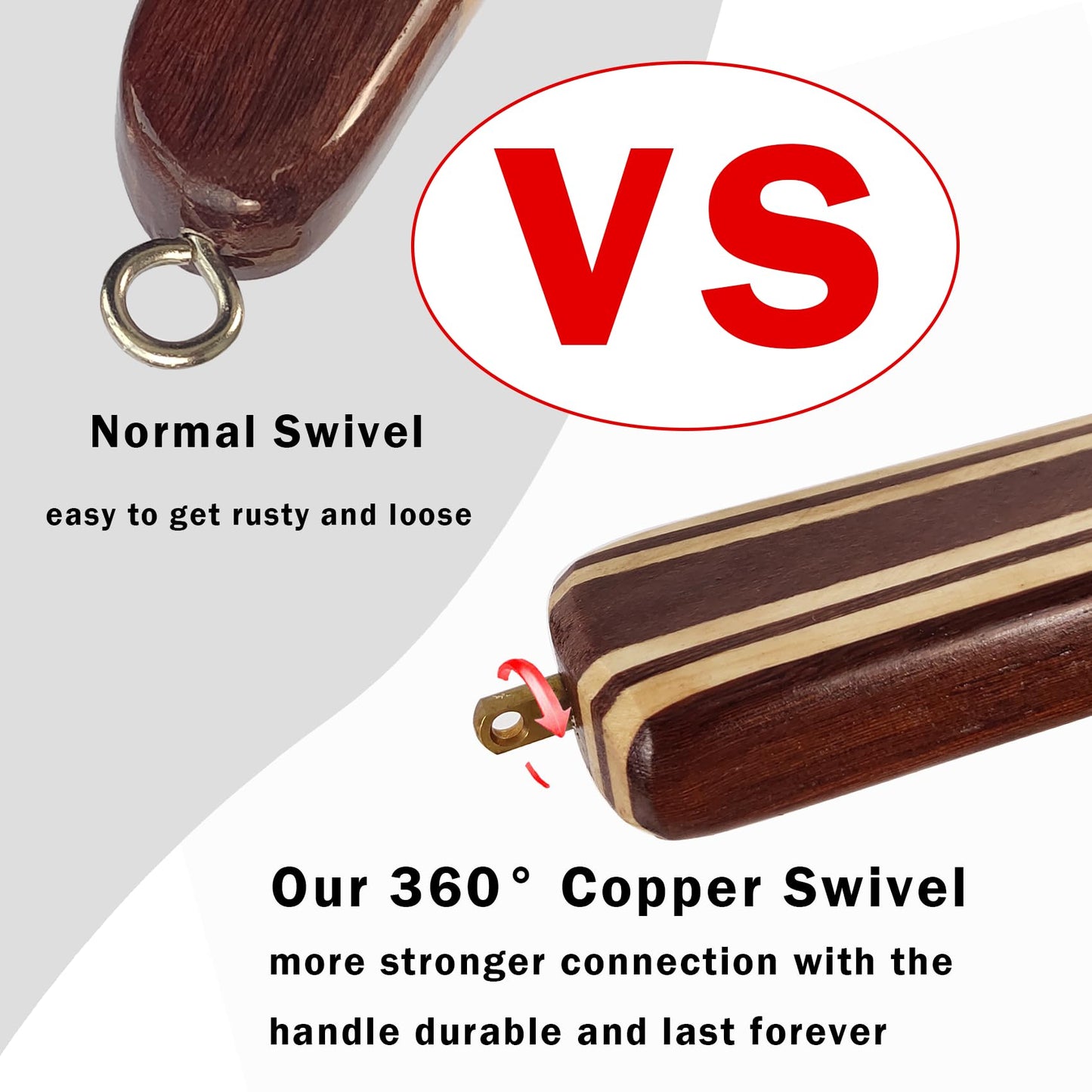 Aventik Wooden Fly Fishing Landing Net with Rubber Ghost Mesh and Magnetic Release - Catch & Release Friendly