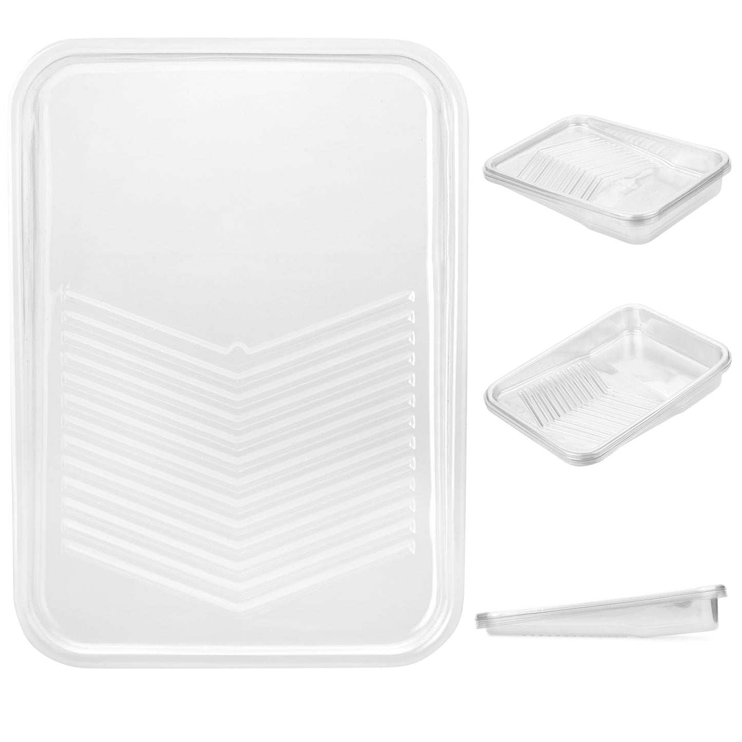 Bates- Paint Tray Liner, 9 Inch, 10 Pack, Paint Roller Tray, Disposable Plastic Paint Trays, Paint Pans Trays, Paint Supplies for House Painting, Roller Tray
