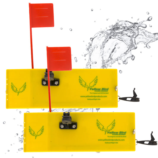 Yellow Bird Fishing Products 2 Pack Planer Boards Kits - Availible in 4 Sizes in Both Starboard/Port Side