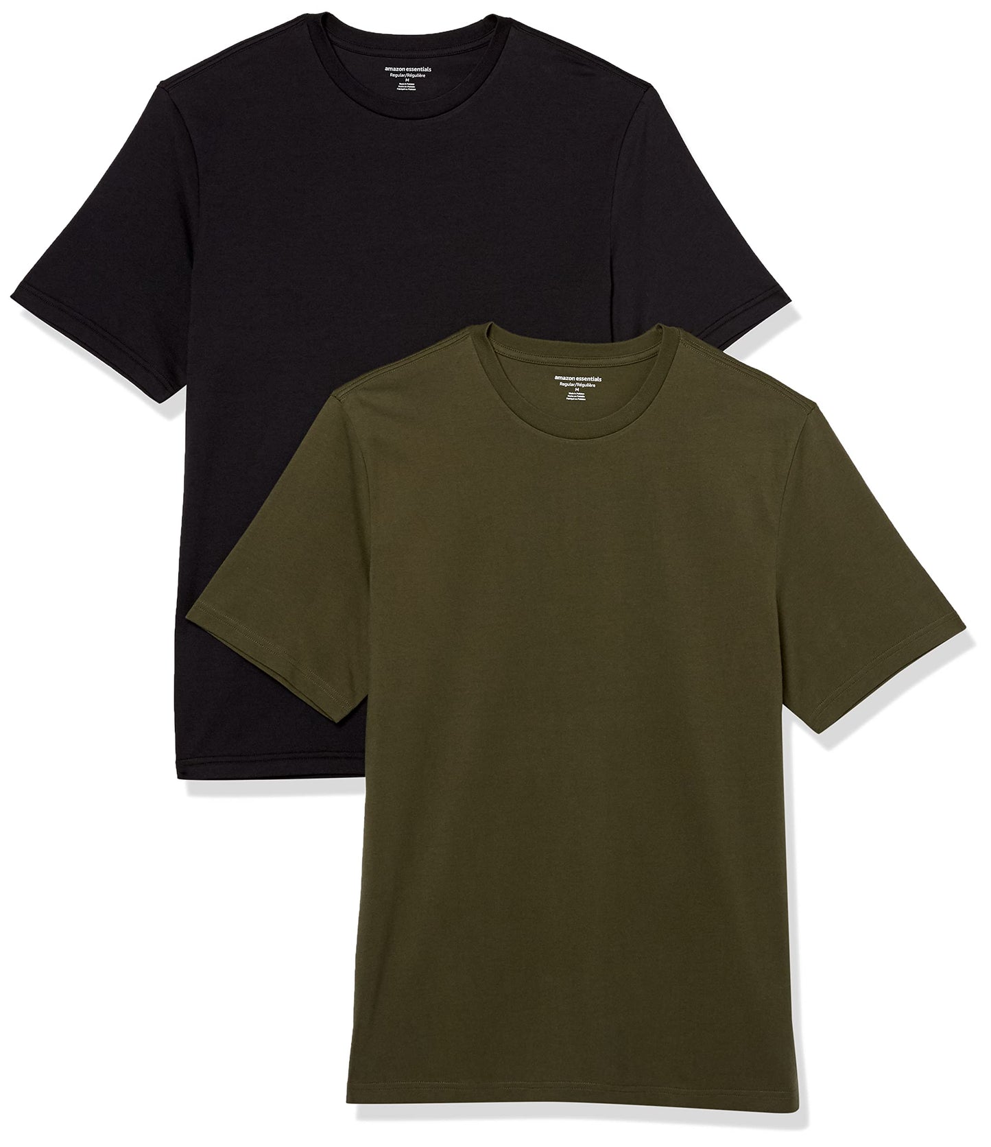 Amazon Essentials Men's Cotton Regular-Fit Short-Sleeve Crewneck T-Shirt