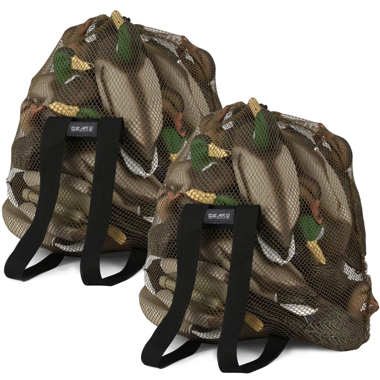 Duck Decoy Bag 30"x32" Mesh Decoy Bag for Goose, Turkey Waterfowl, Light Weight with Adjustable Comfort Shoulder Straps