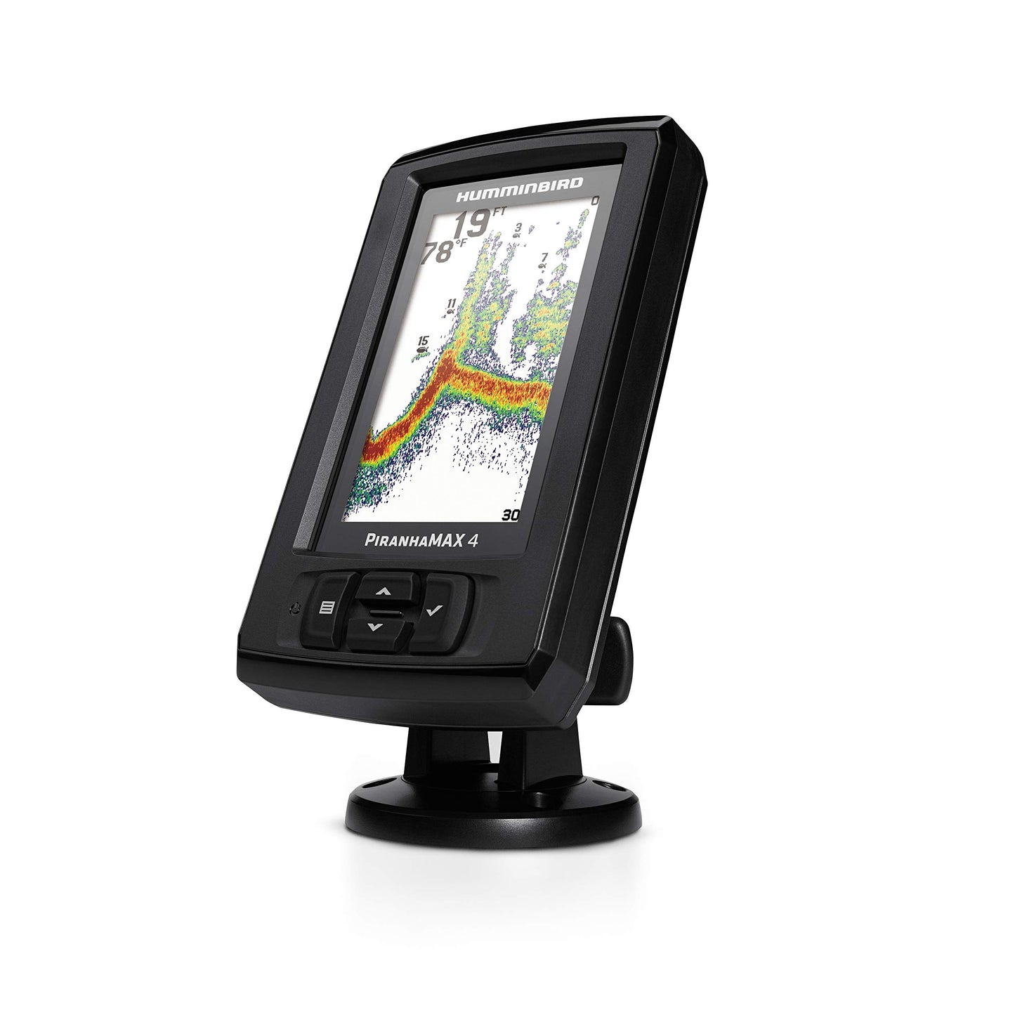 Humminbird PiranhaMAX 4 Fish Finder with Transducer, Dual Beam Sonar