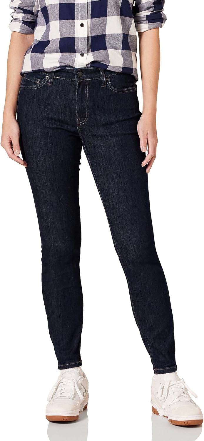 Amazon Essentials Women's Mid-Rise Stretchy Skinny Jeans