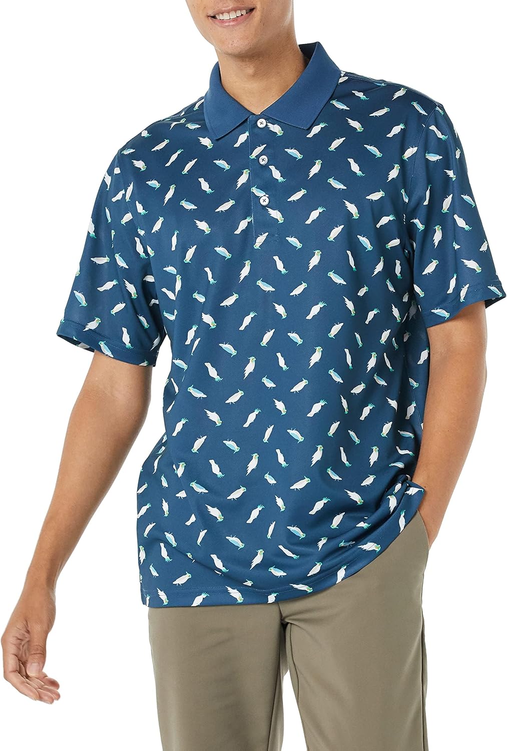 Amazon Essentials Men's Golf Polo Shirt, Quick Dry, Short Sleeve