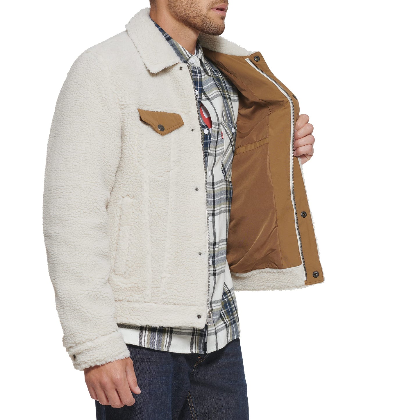Levi's Men's Sherpa Lined Trucker Jacket (Also Available in Big & Tall)