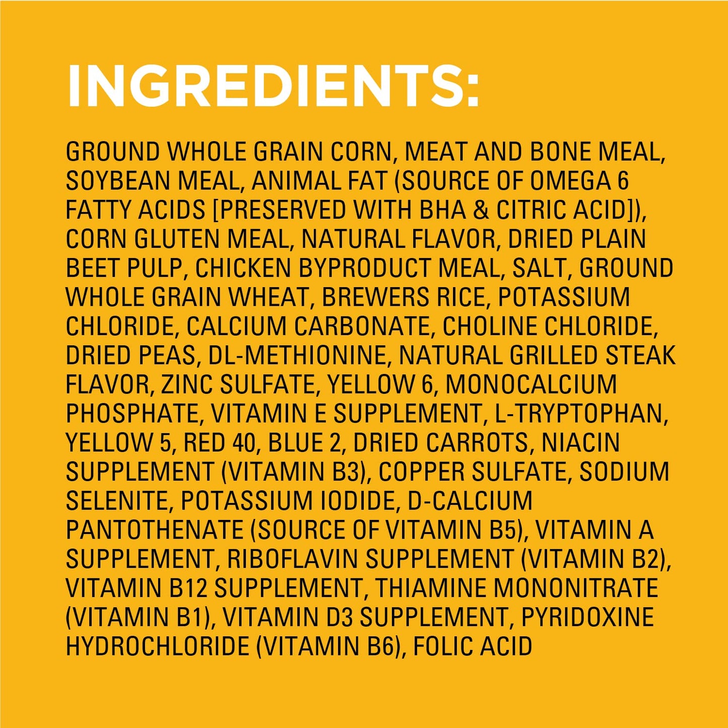 Pedigree Complete Nutrition Adult Dry Dog Food, Grilled Steak & Vegetable Flavor, 18 lb. Bag