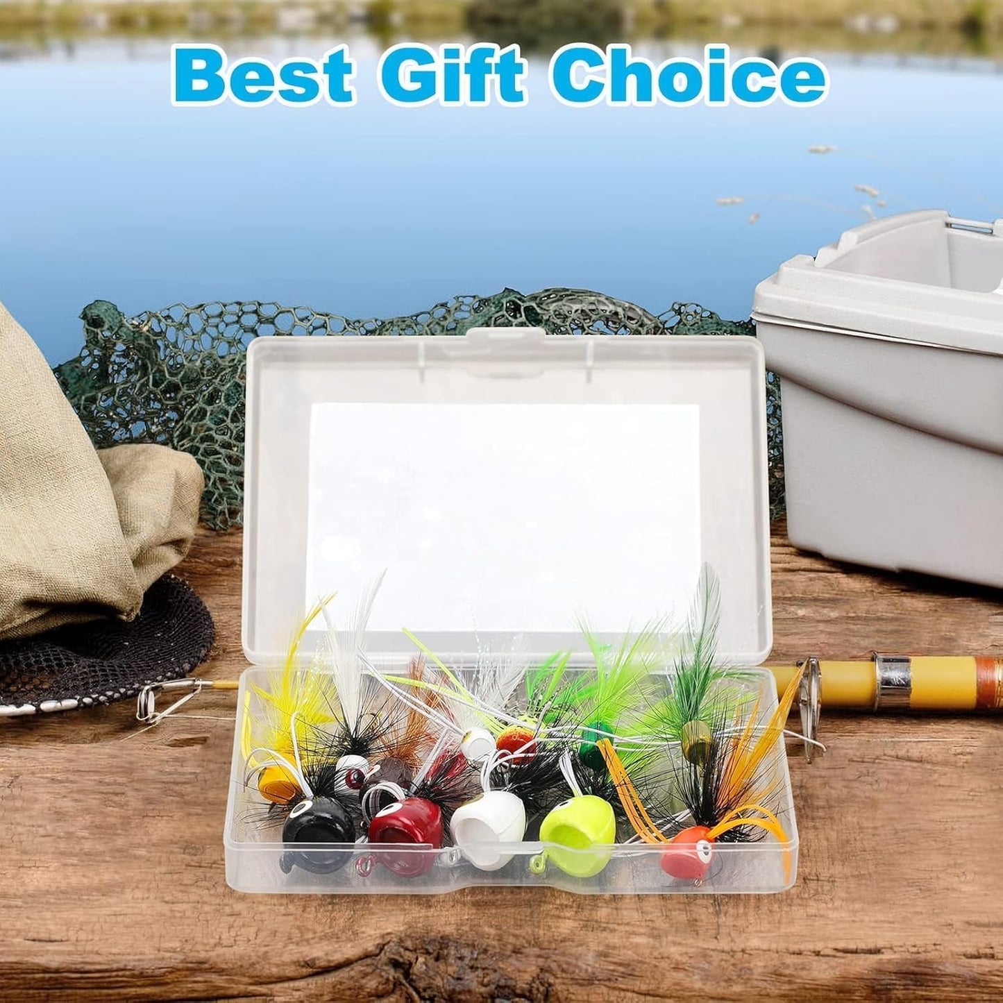 12 pcs Fly Fishing Popper Flies, Fly Popper Lures Bass Panfish Bluegill Crappie Popping Bug Sunfish Trout Salmon Poppers Flys Kit for Flys Fishing