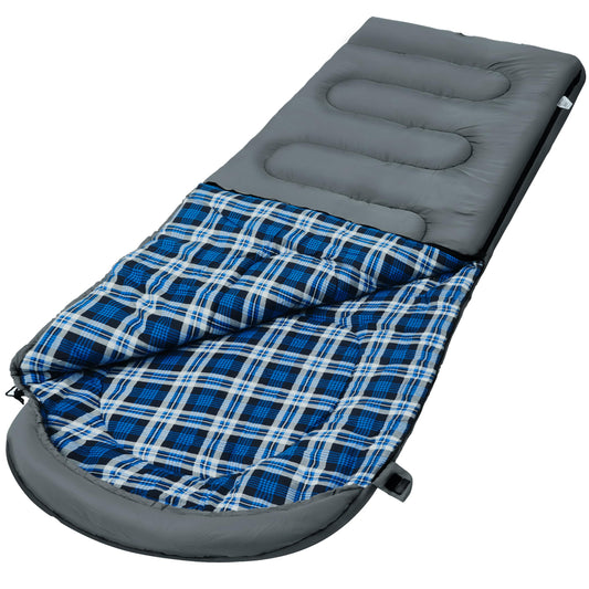 Naturehike 0 Degree Flannel Two Person Sleeping Bag with Pillows for Adults, Couples & Family, Doublewide Double Sleeping Bag 2 Person for All Seasons Camping Hiking Backpacking