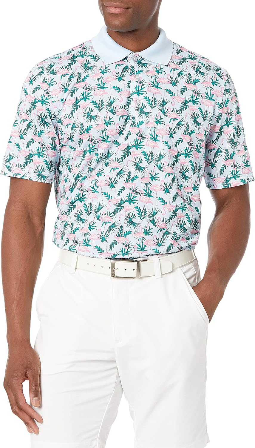 Amazon Essentials Men's Golf Polo Shirt, Quick Dry, Short Sleeve