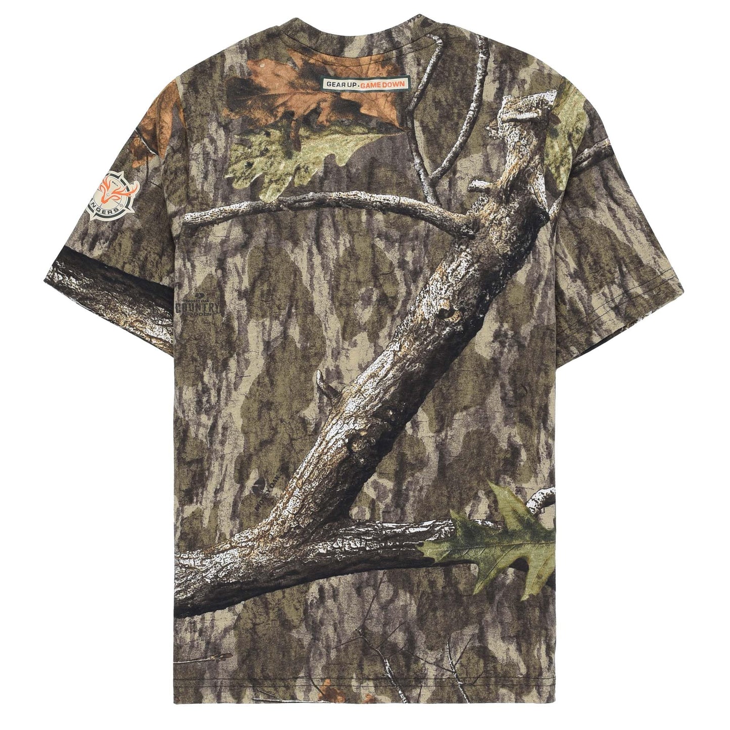 Youth Camouflage Short Sleeve Crewneck Shirt for Boys and Girls