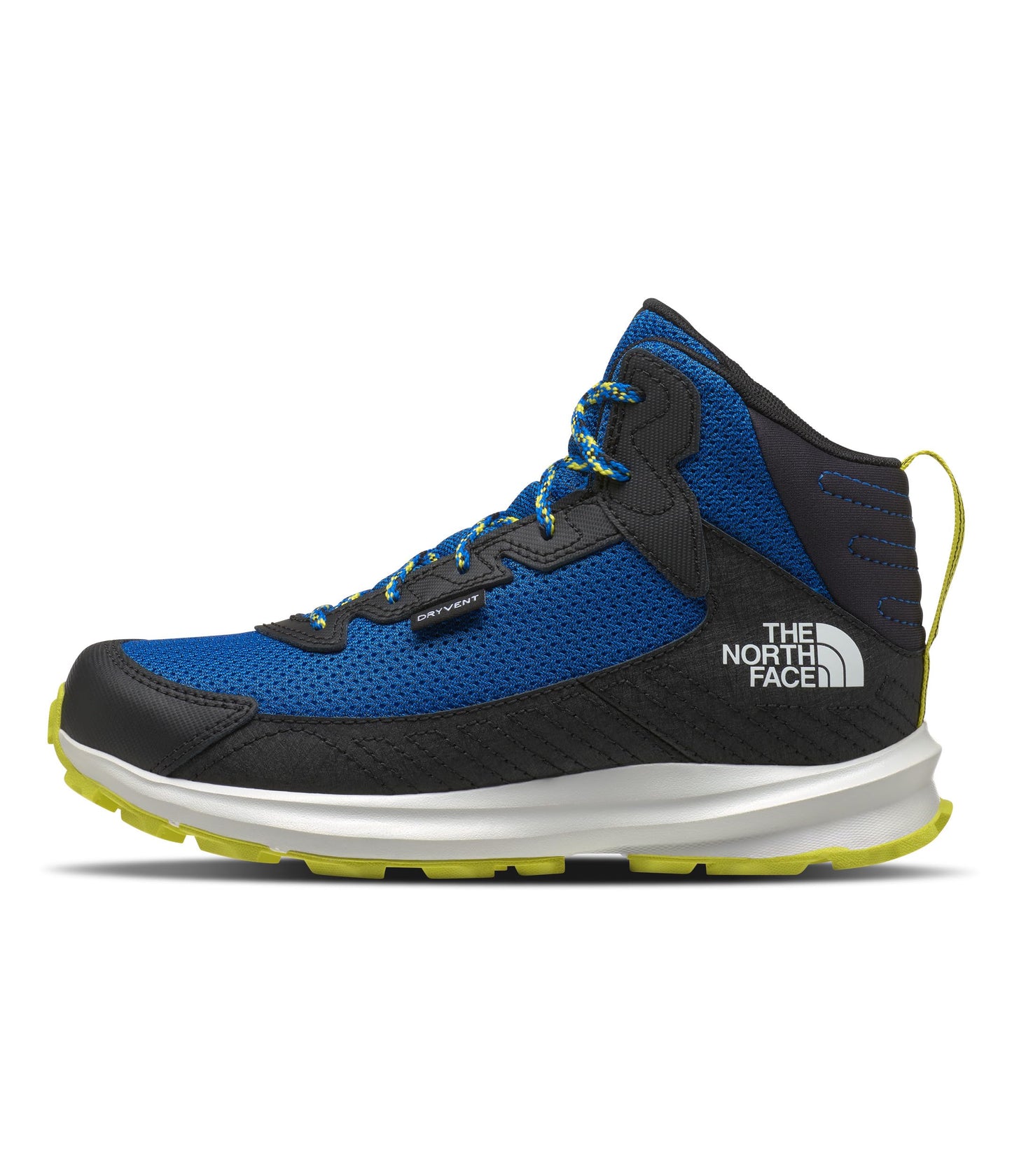 THE NORTH FACE Kids' Fastpack Hiker Mid Waterproof Shoe | Rockered Eva Midsole, Grippy Rubber Outsole