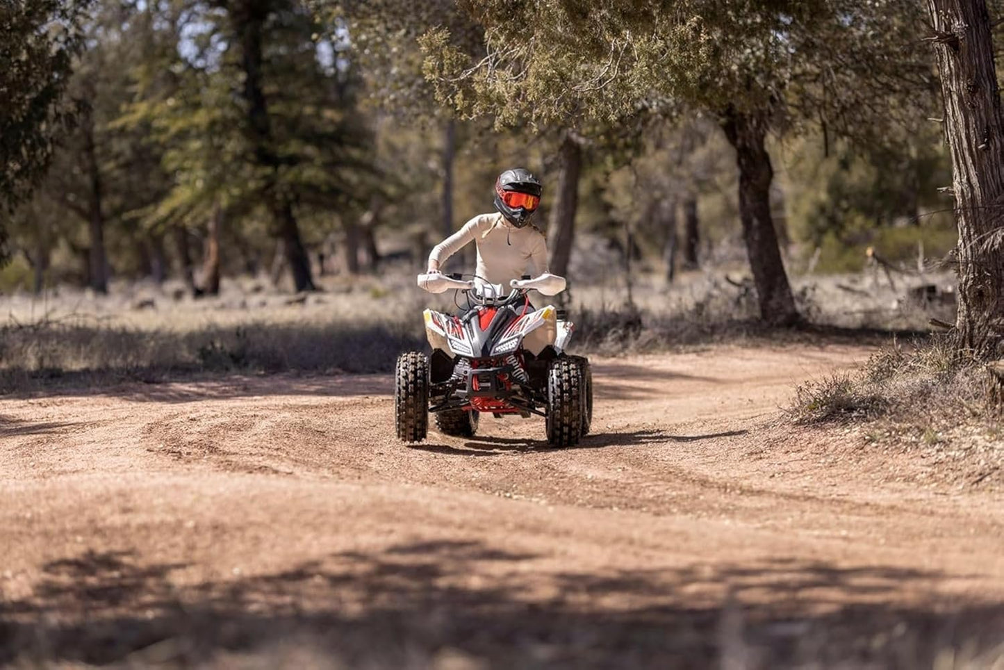 Coleman Powersports AT125Y 120cc Gas Powered Youth ATV, Hydraulic Disc Brakes, Independent Suspension, 175 lbs Maximum Load, Heavy-Duty Off-Road Utility Vehicle