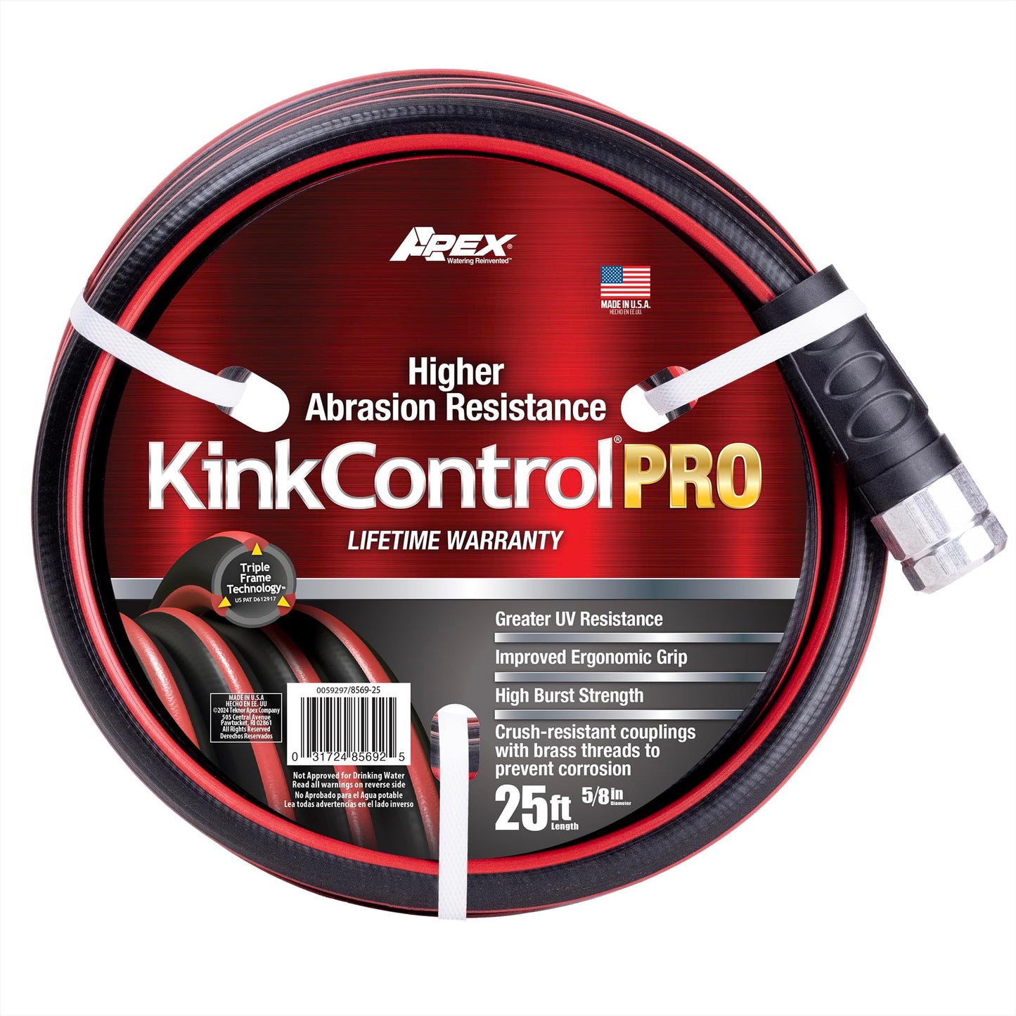 Kink Control Plus 8567-50 Garden Hose, 5/8 in. x 50 ft
