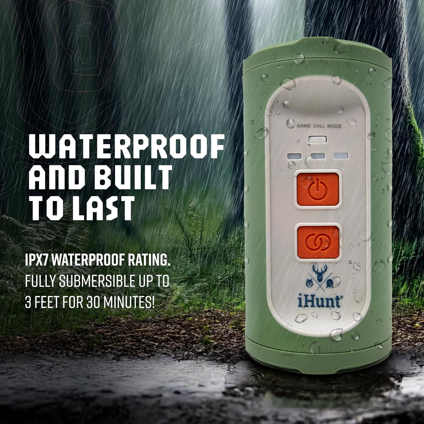 Phantom Link 150, Best Electronic Game Call, Long Range Bluetooth Speaker, Waterproof, Wireless Remote Hunting Speaker for Deer, Coyote, Turkey, Predator, Elk, Fox, Moose, Bear, Hog