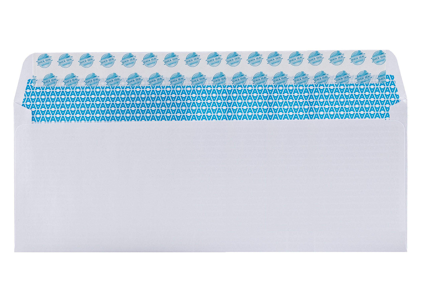 Aimoh 500#10 Custom Printed Security Tinted Self-Seal Envelopes - Personalized with Logo and Address/Return Address Imprinted -Size 4-1/8 X 9-1/2" -White -24 LB -Box of 500 Count (74010)