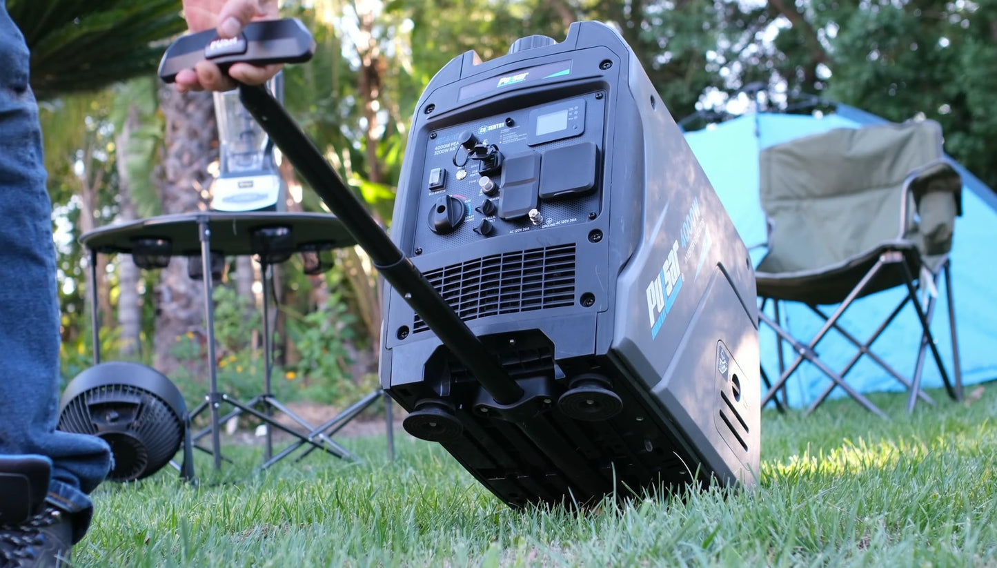 Pulsar Products GD400BN, 4000W Portable super-quiet Dual Fuel & Parallel Capability, RV-Ready, CARB Compliant