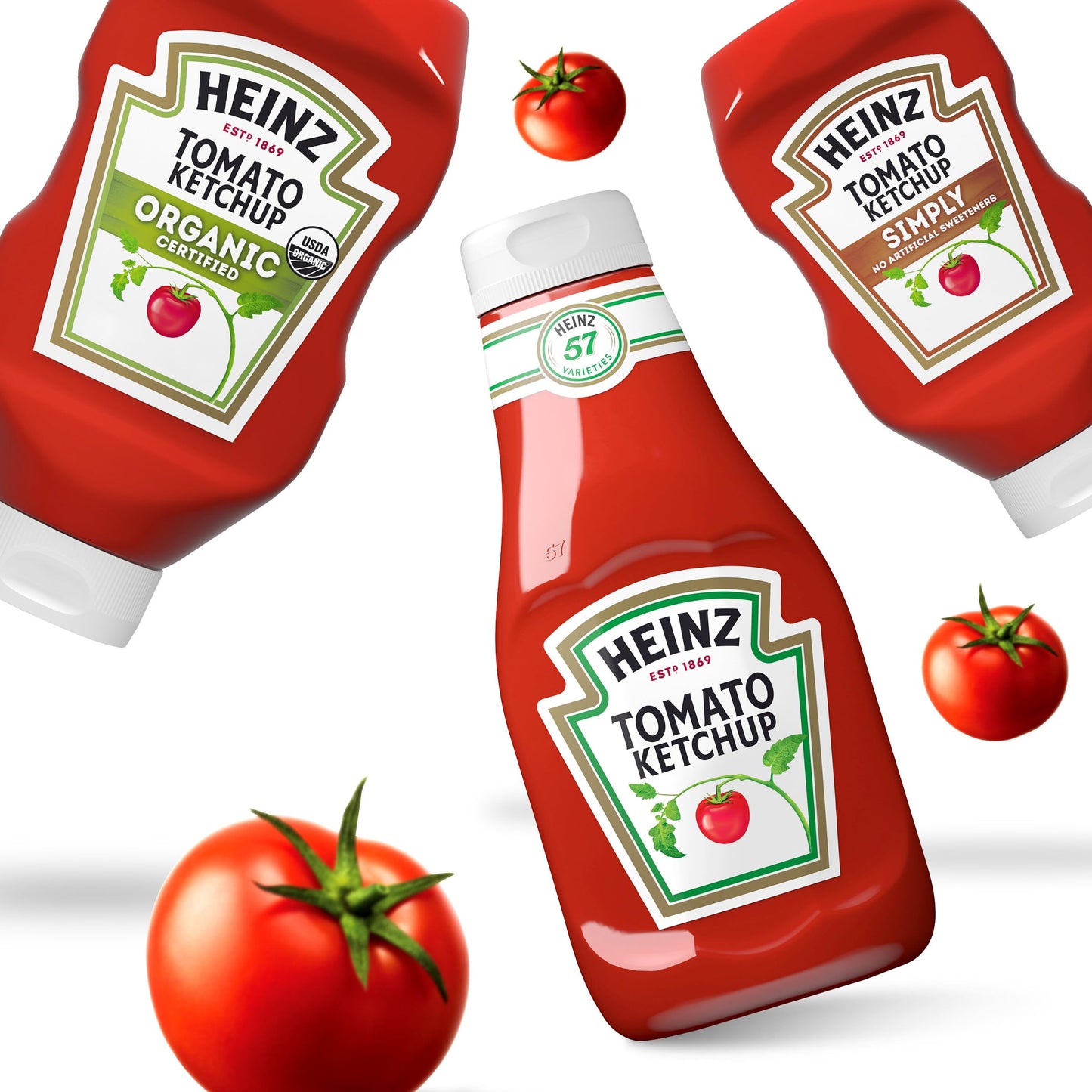 Heinz Ketchup Forever Full Inverted Bottle (20 oz, Pack of 12)