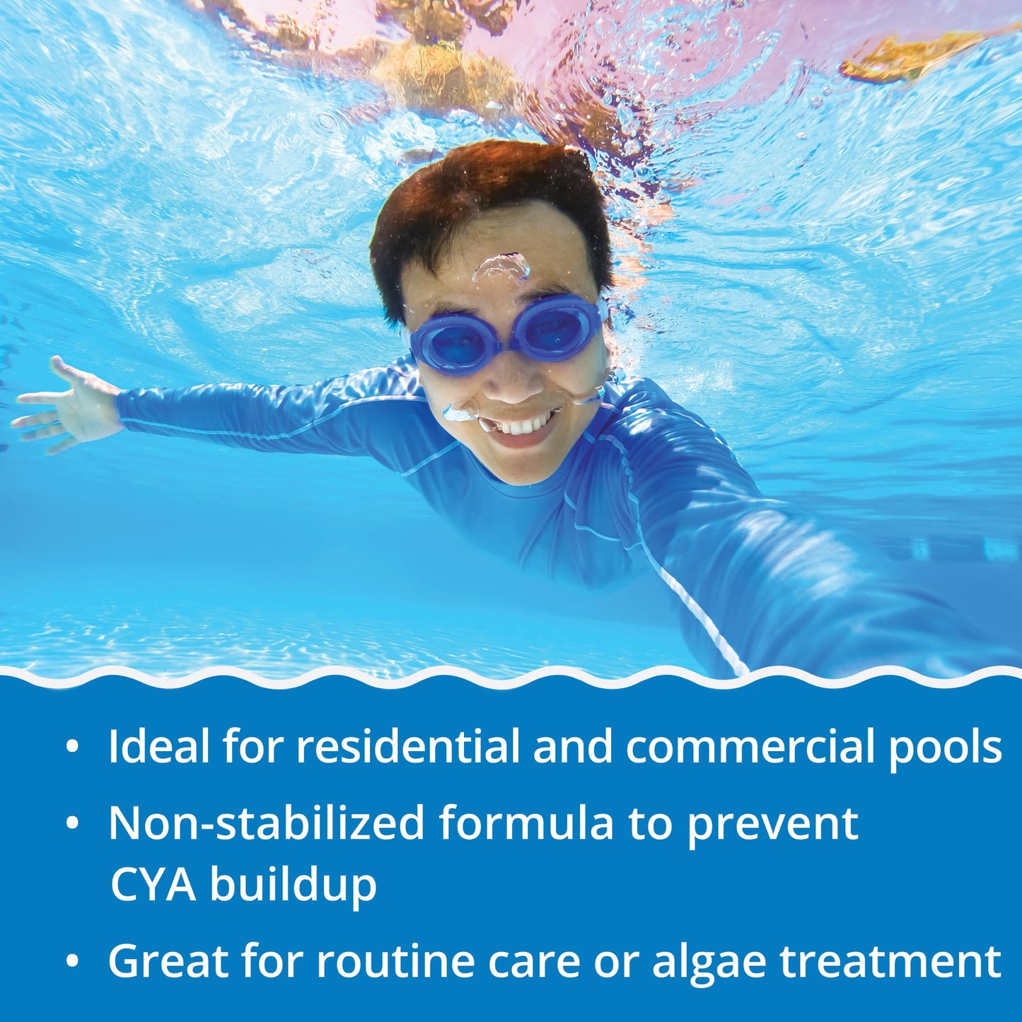 In The Swim Pool Shock – 68% Cal-Hypo Granular Sanitizer for Crystal Clear Water – Defends Against Bacteria, Algae, and Microorganisms - 24 X 1 Pound