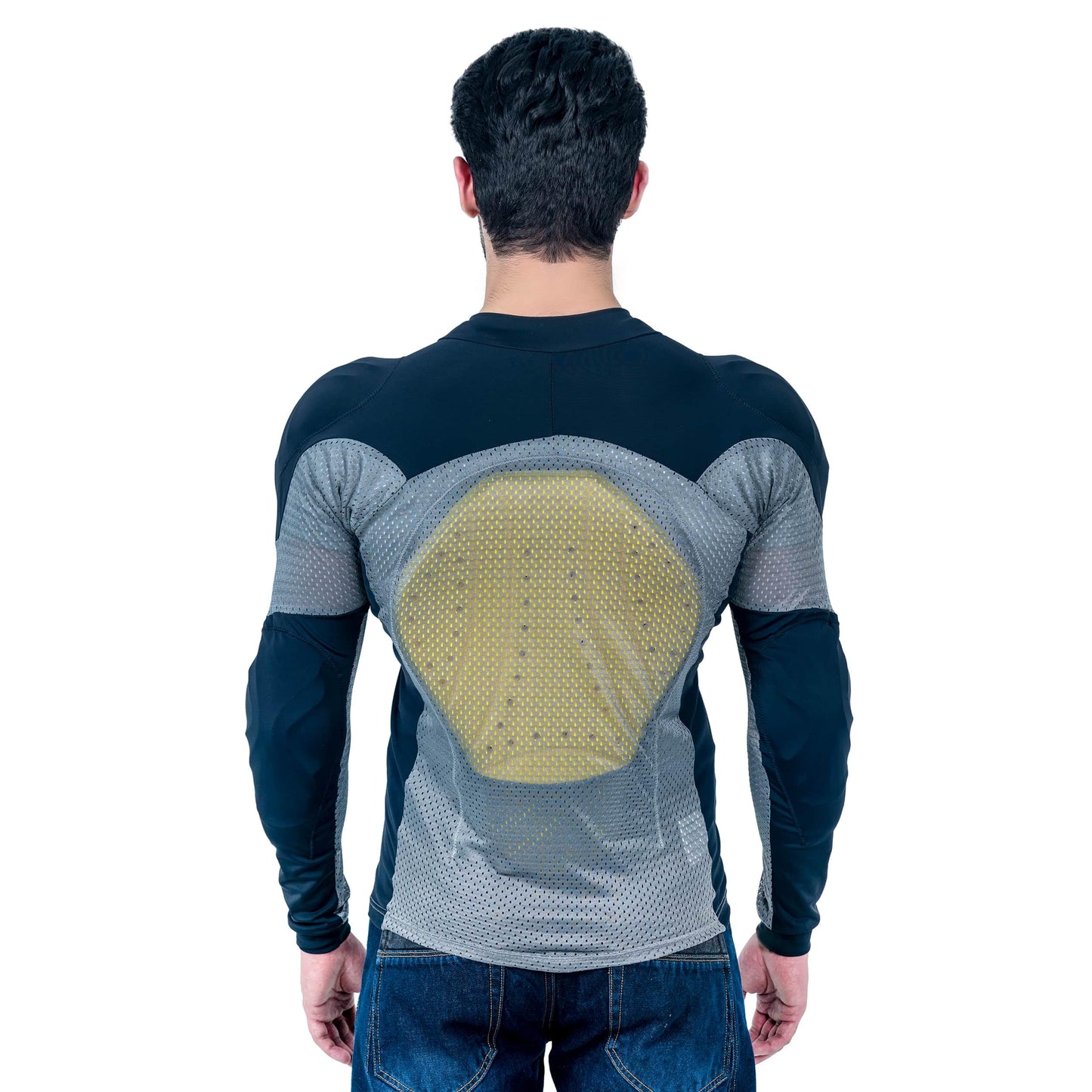 WICKED STOCK Mesh Armored Motorcycle Shirt - CE Level 2 Unisex Motorcycle Protective Shirt for Summer with Removable Padding