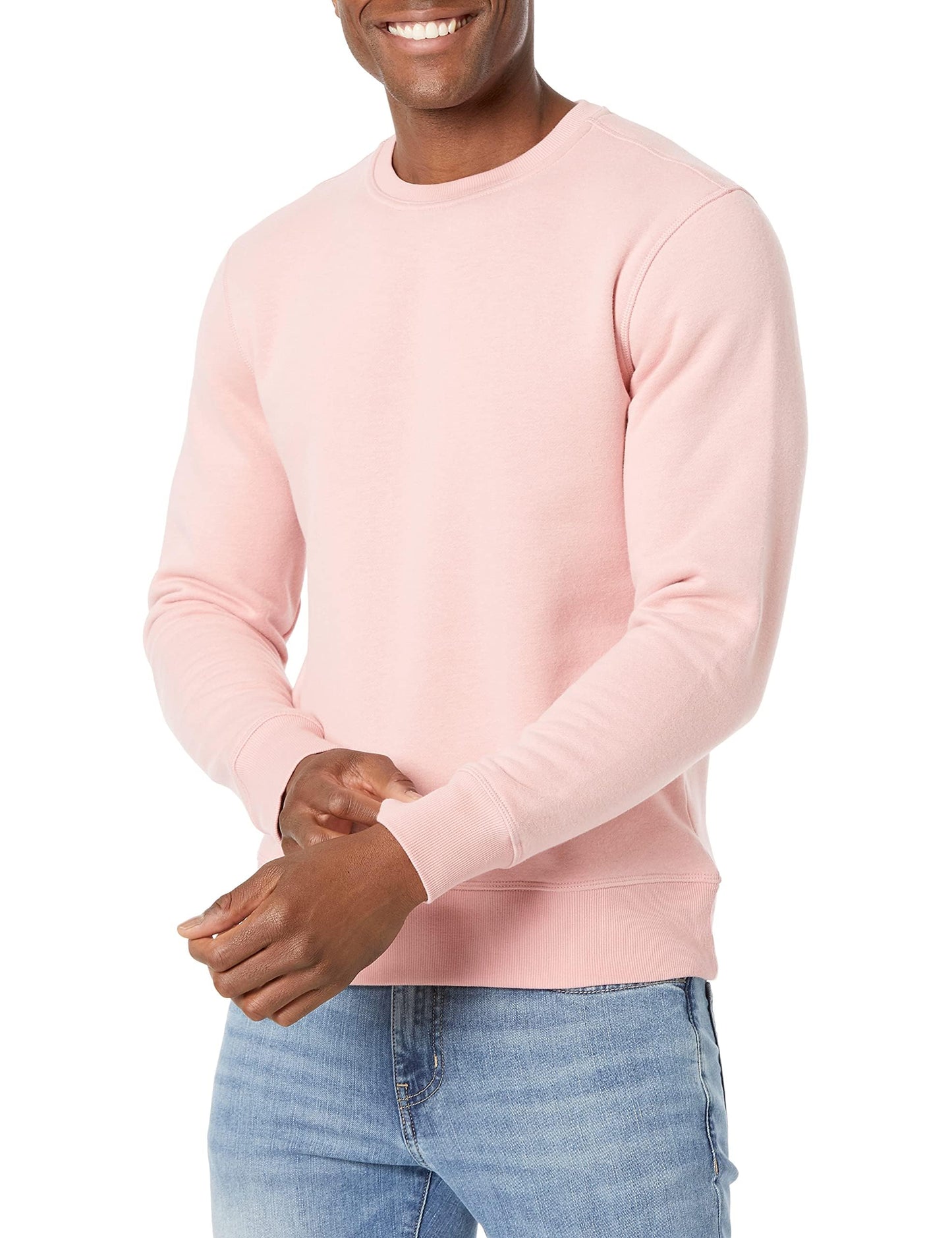 Amazon Essentials Men's Fleece Crewneck Sweatshirt (Available in Big & Tall)