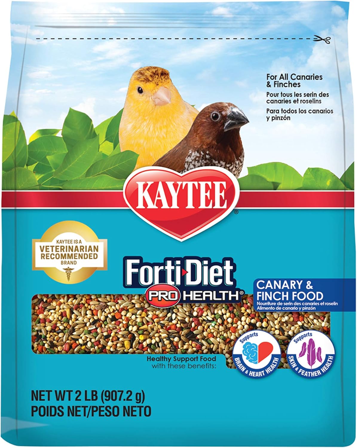 Kaytee Forti-Diet Pro Health Pet Canary & Finch Food, 2 lb