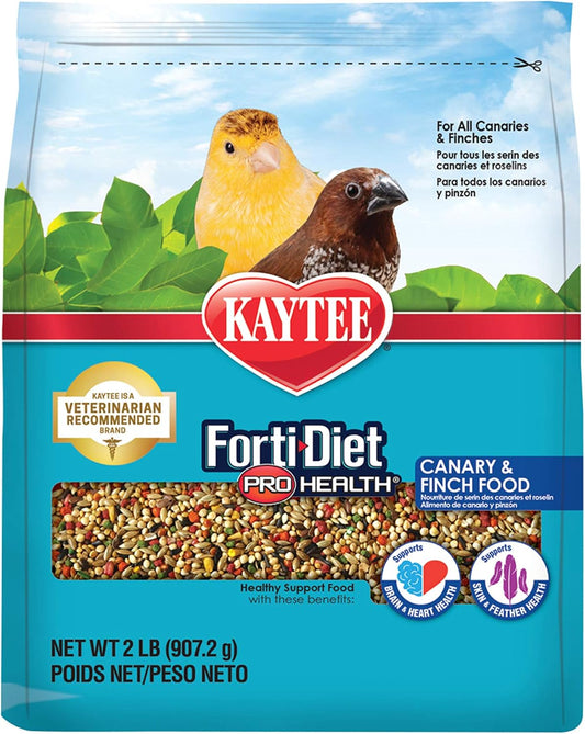 Kaytee Forti-Diet Pro Health Pet Canary & Finch Food, 2 lb