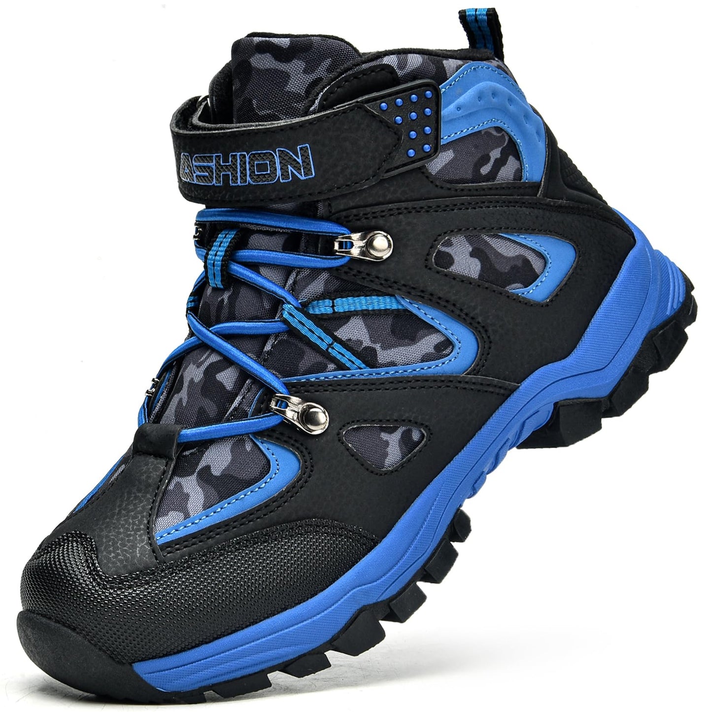 Littleplum Boys Snow Boots Winter Waterproof Antiskid Boots Hiking Outdoor Shoes Booties for Unisex Kids (Little Kid/Big Kid)